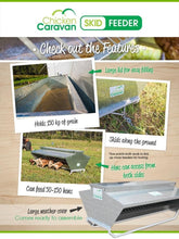 Chicken Caravan Skid Feeder 150