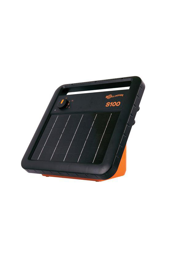 Gallagher S100 Solar Energizer with Internal Battery